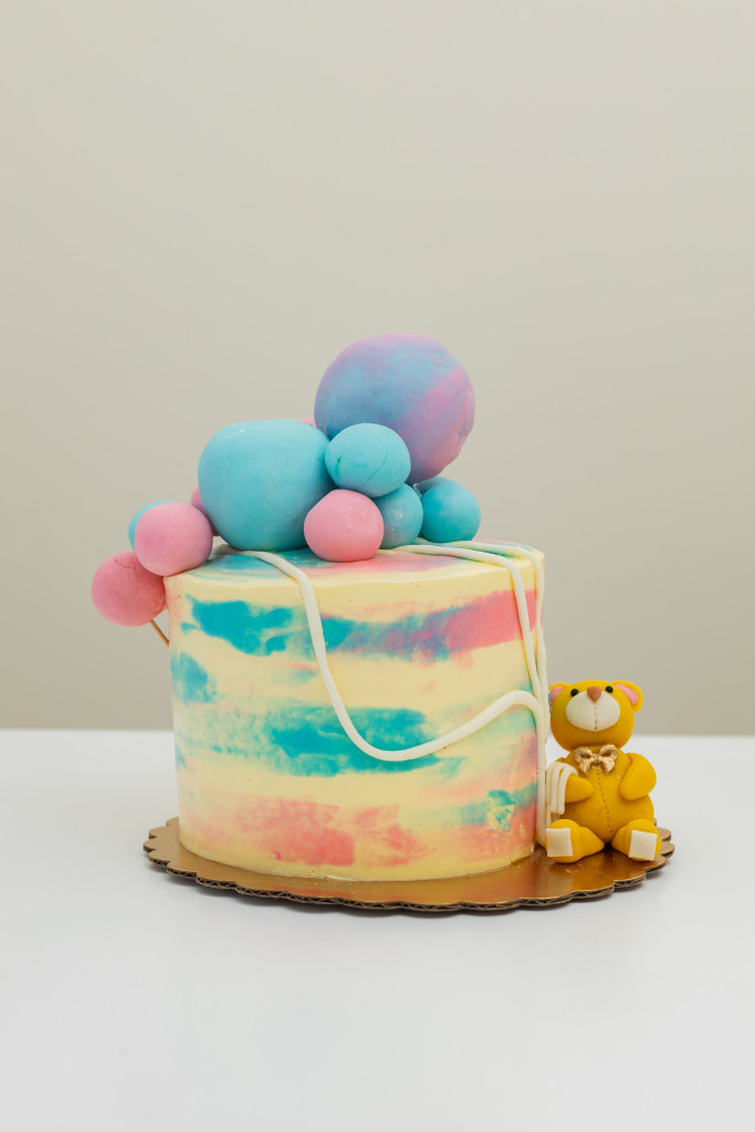 Gender reveal party cake