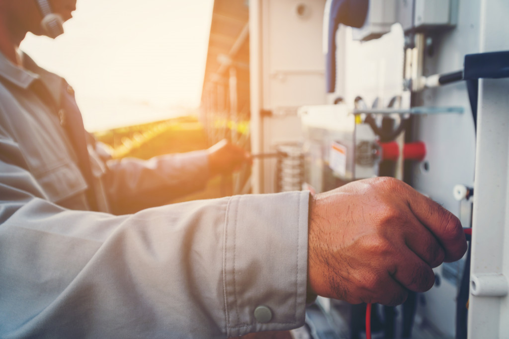 Inspecting equipment for farming